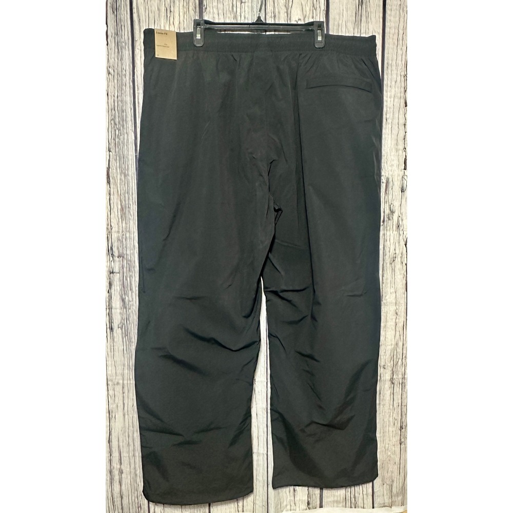 NWT Mens Nike Jordan Essentials‎ Woven Pants FV7306-010 XXL 2XL Black Loose Fit - Picture 2 of 13